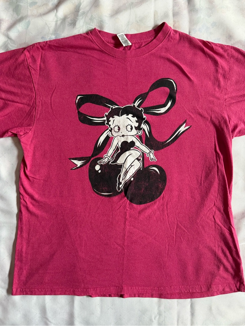 Pink Betty Boop Graphic T-Shirt